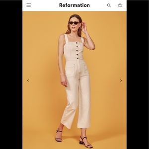 reformation amory jumpsuit